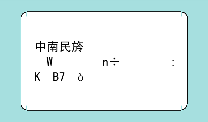 中南民族大学法学国内排名？